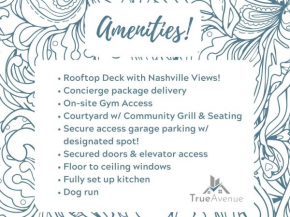 Lux living in this 6th floor condo located in East Nashville minutes to downtown